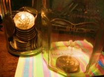 Beccy's coins track her progress with her 66 Day Challenge