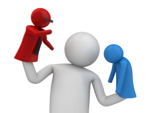 puppet-master writer's block canstockphoto3481856