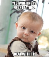 writing is frustrating meme