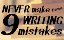 writing mistakes