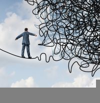 tightrope into tangle writer's block canstockphoto15437139