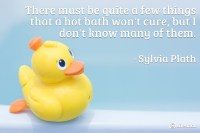 bath creativity sylvia plath