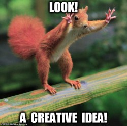 squirrel creative idea